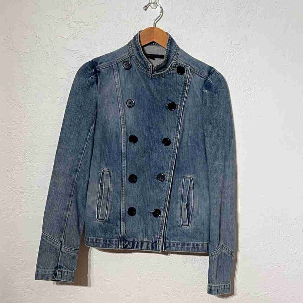 Women's Double-Breasted Denim Jacket